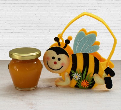 Cadou Albinuța cu miere cremă polifloră